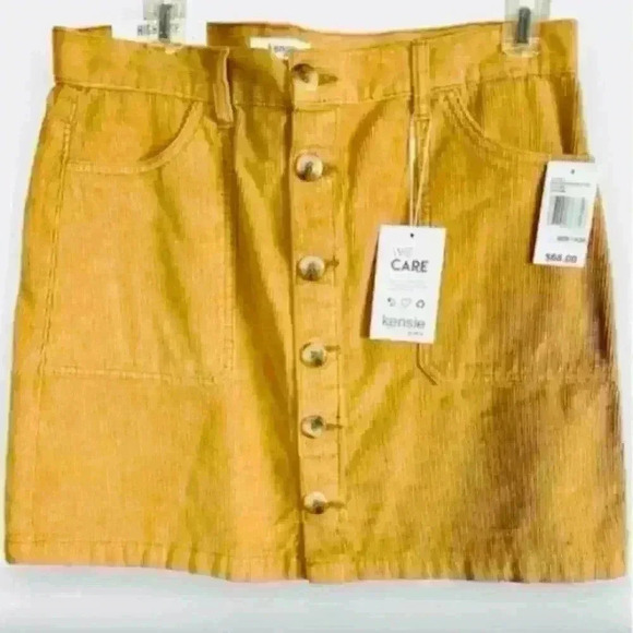 KENZIE JEANS CORDUROY SKIRT NWT - Picture 1 of 7